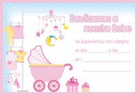 invitaciones de bautizo tipo 2